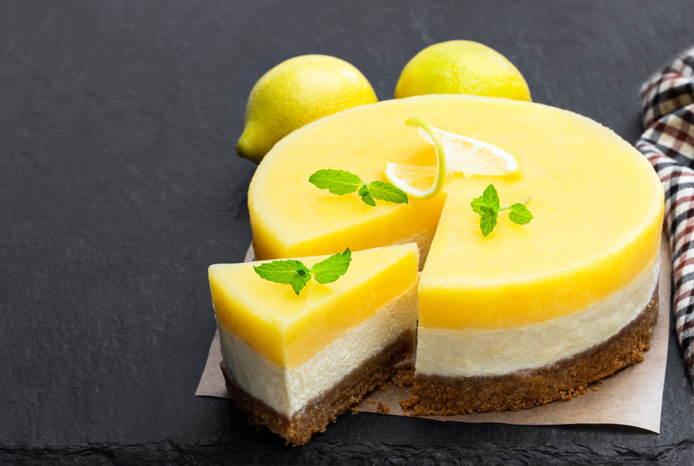 citronový cheesecake recept